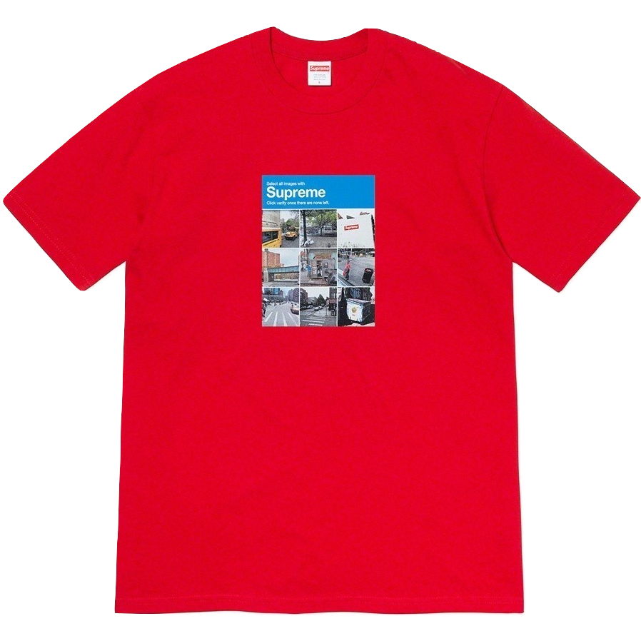 Supreme Verify Tee - Red Supreme