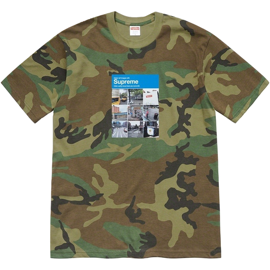 Supreme Verify Tee - Woodland Camo