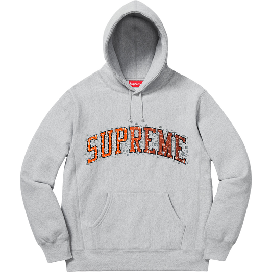 Supreme Water Arc Hooded Sweatshirt - Heather Grey