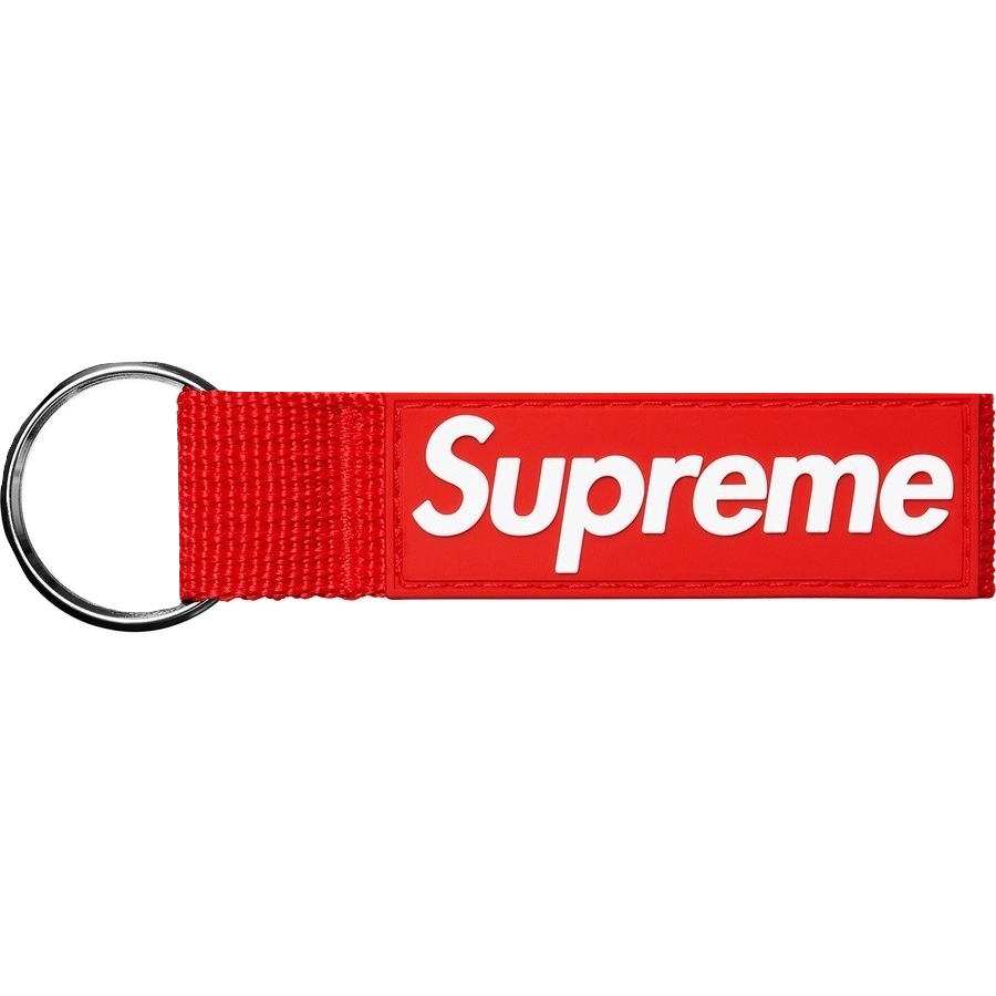 Supreme Webbing Keychain - Red Supreme
