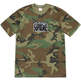 Supreme Who The Fuck Tee - Woodland Camo - Used