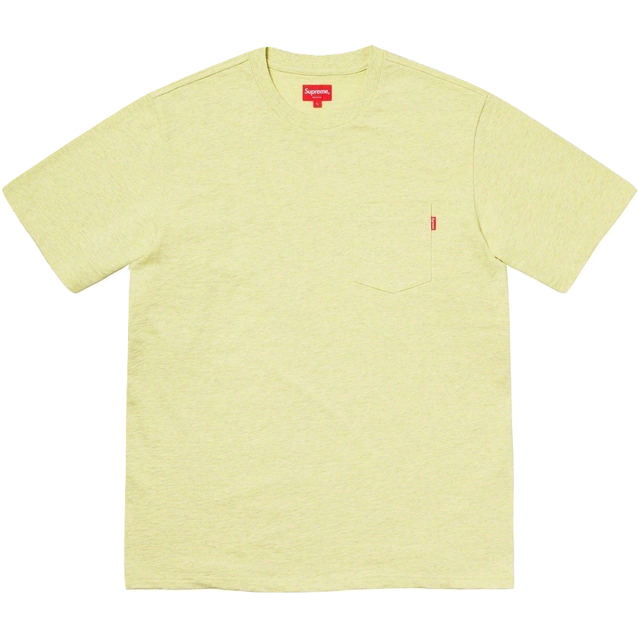 Supreme Pocket Tee SS20 - HT Yellow Supreme