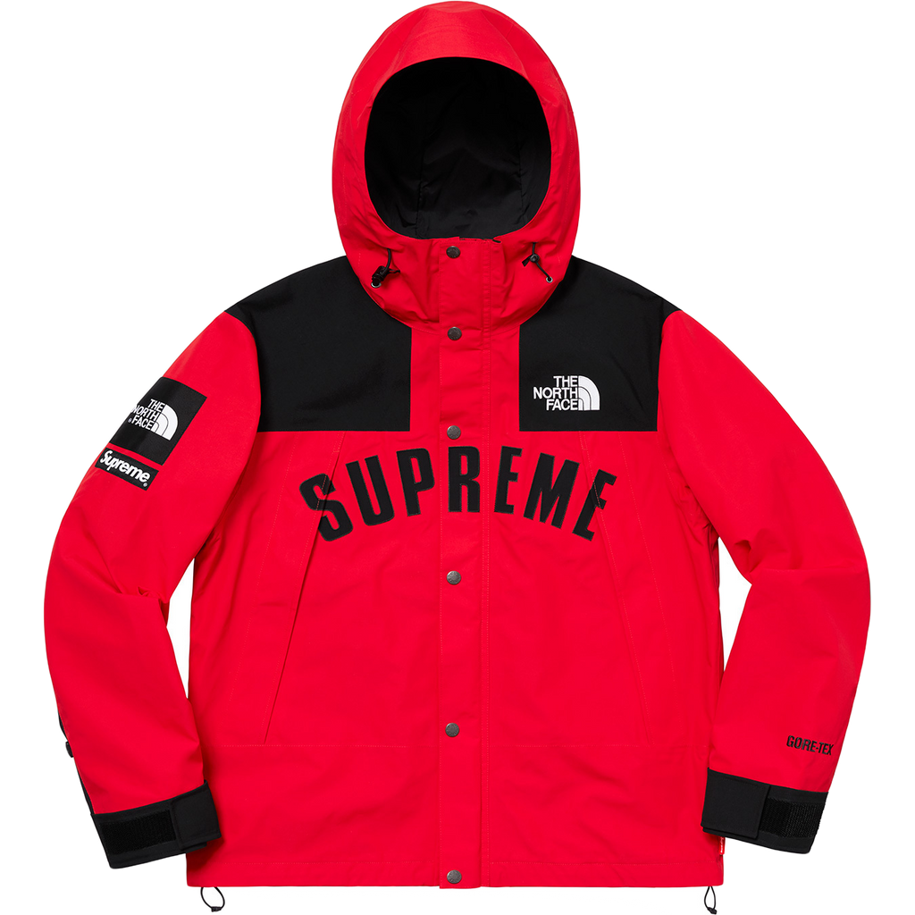 Supreme x The North Face Arc Logo Mountain Parka - Red - Used