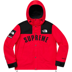 Supreme x The North Face Arc Logo Mountain Parka - Red - Used