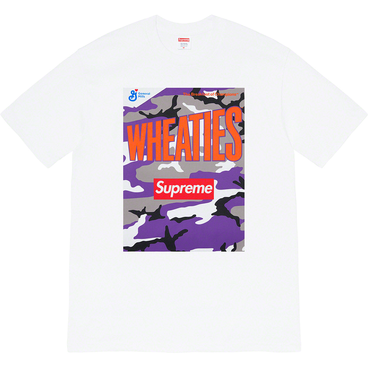 Supreme Wheaties Tee - White Supreme