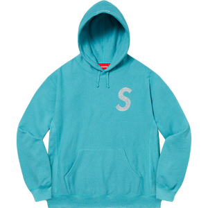 Supreme Swarovski S Logo Hooded Sweatshirt - Light Aqua