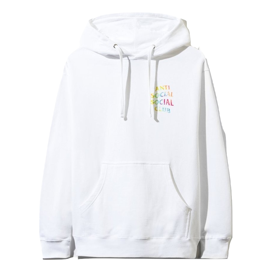 Anti Social Social Club Thai Dye Hoodie - White