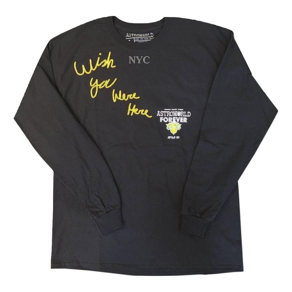 Travis Scott Astroworld x New York City Knicks L/S - Black