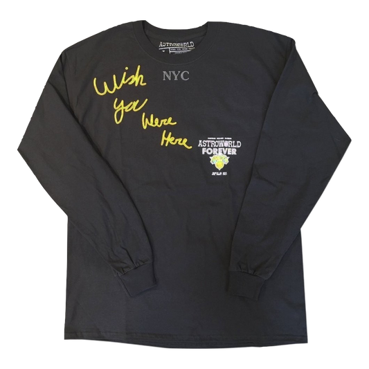 Travis Scott Astroworld x New York City Knicks L/S - Black - Used