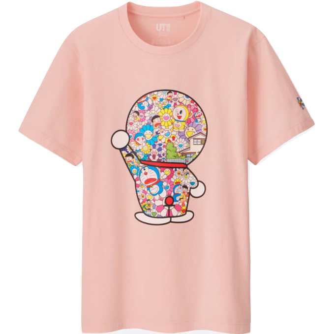 Uniqlo x Takashi Murakami x Doraemon Graphic Tee - Pink