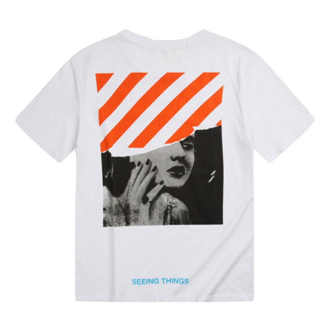 Off-White Seeing Things Tee - White - Used OFF-WHITE