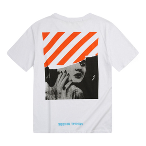 Off-White Seeing Things Tee - White - Used OFF-WHITE