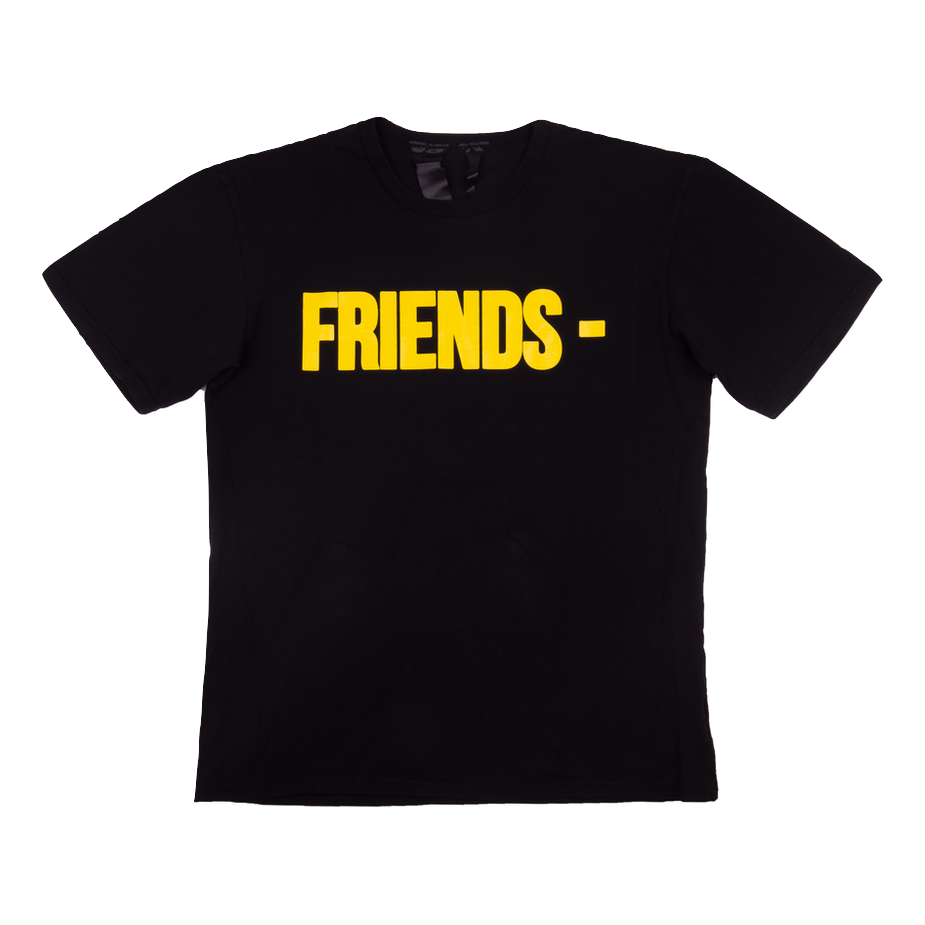 Vlone Friends Tee - Black/Yellow VLone