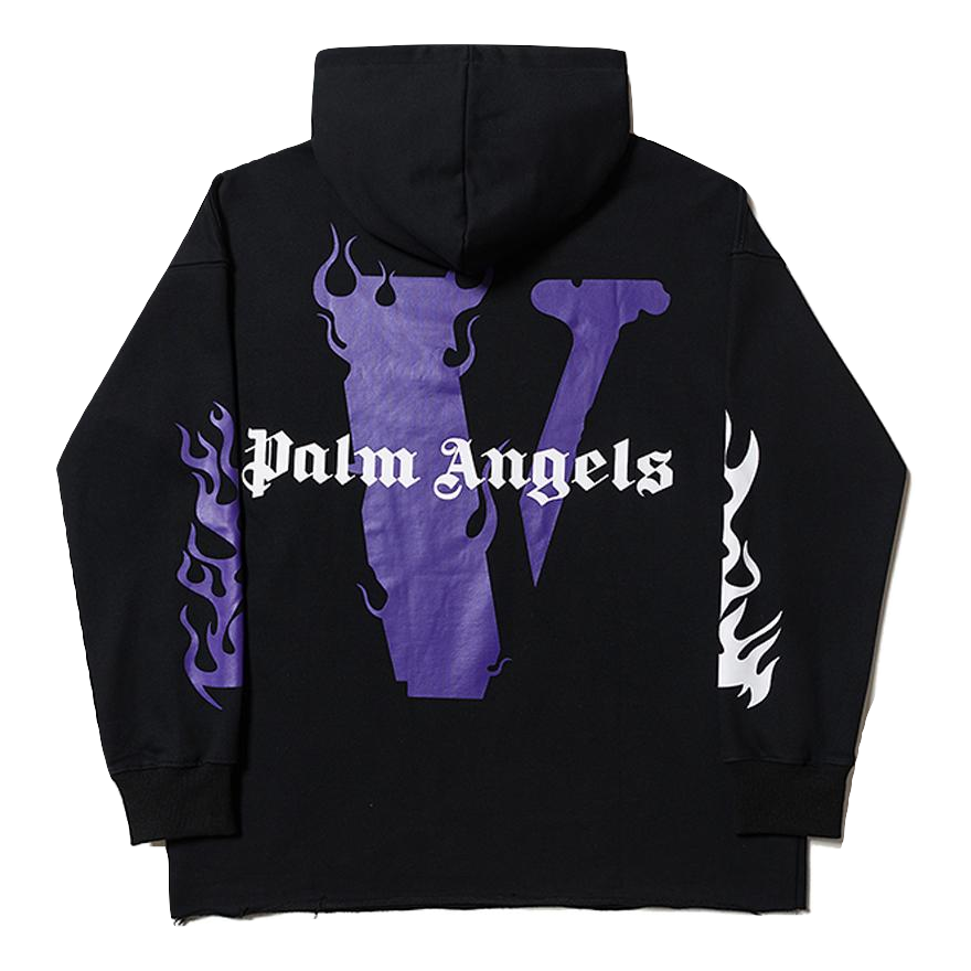 VLone x Palm Angels Hoodie - Black/Purple VLone