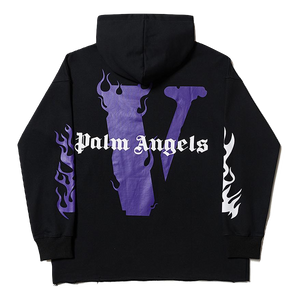 VLone x Palm Angels Hoodie - Black/Purple - Used