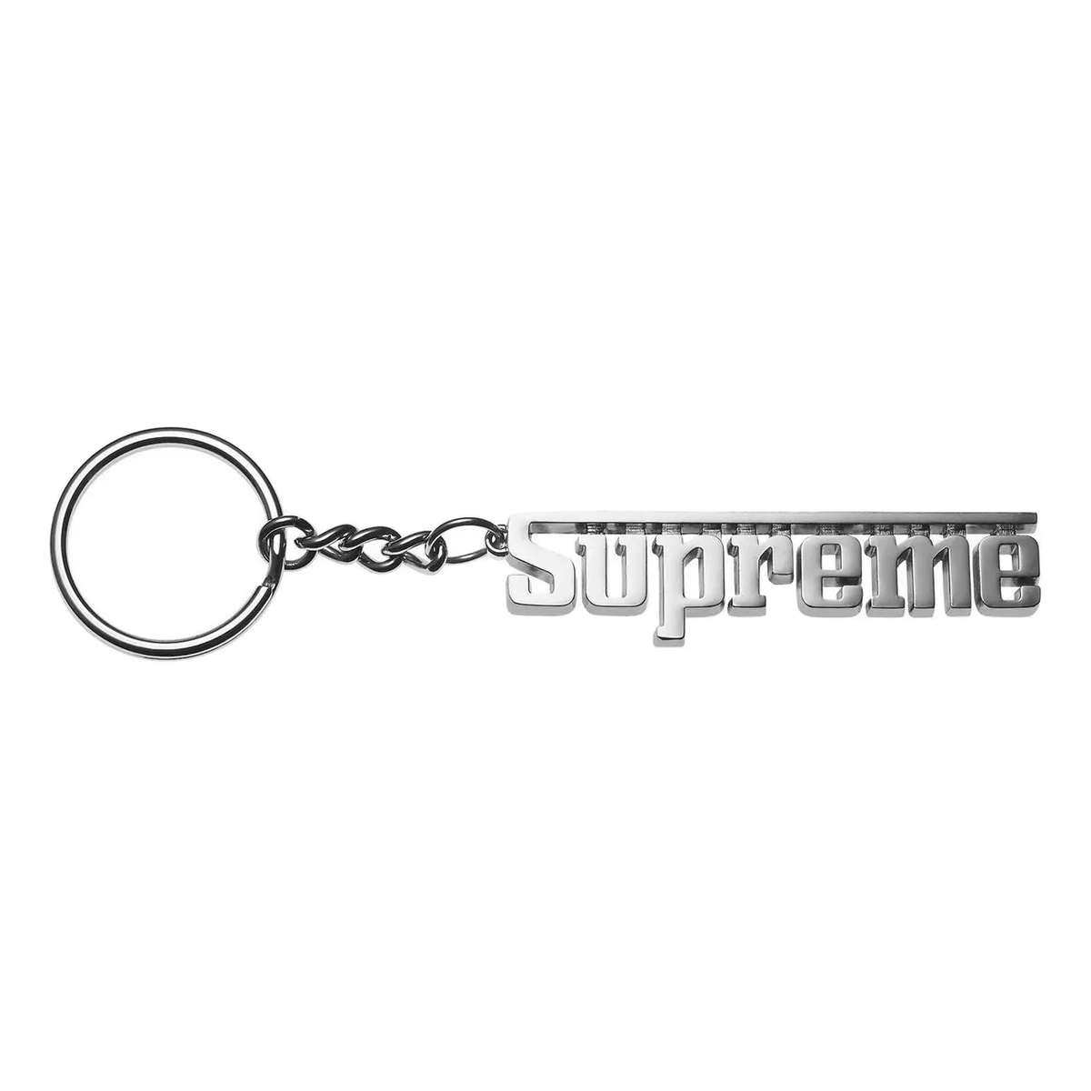 Supreme Grand Prix Key Chain - Gray Supreme