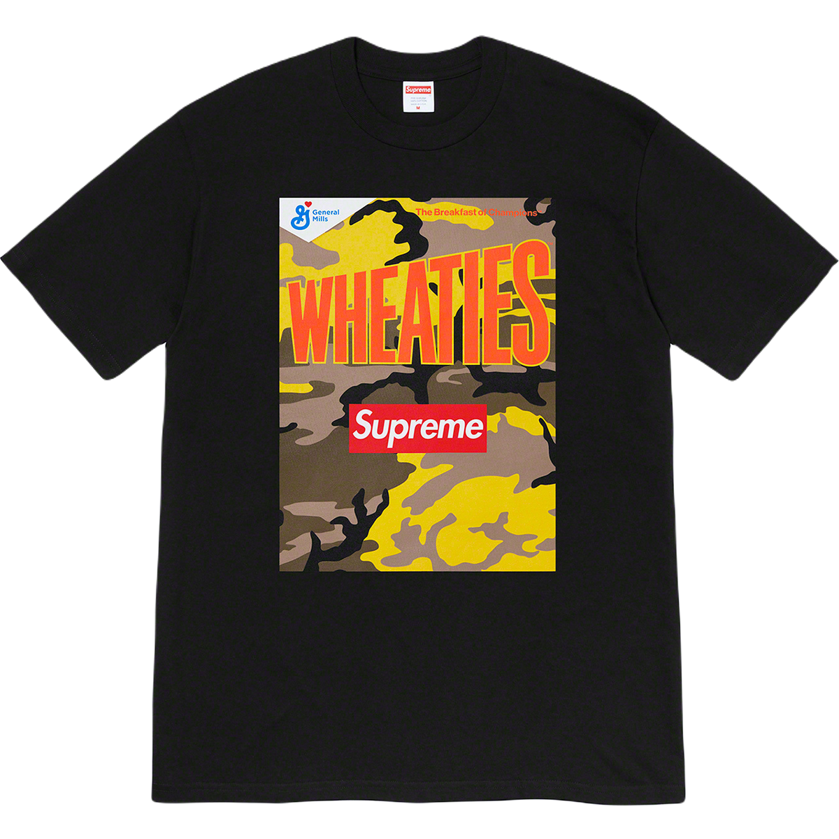 Supreme Wheaties Tee - Black Supreme