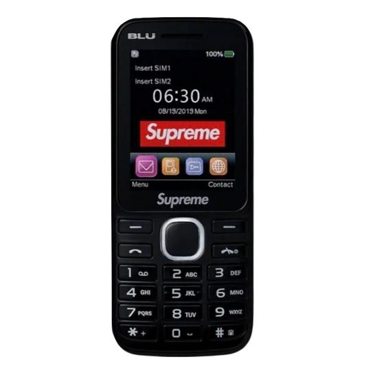 Supreme/Blu Burner Phone - Black