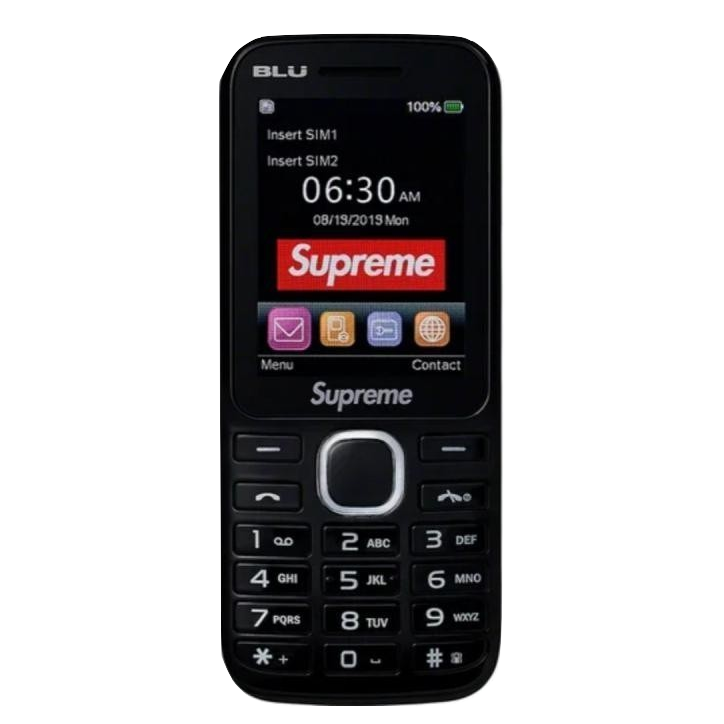Supreme/Blu Burner Phone - Black