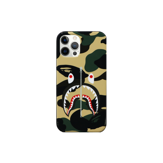 A Bathing Ape 1st Camo Shark iPhone 12 / 12 Pro Case - Yellow
